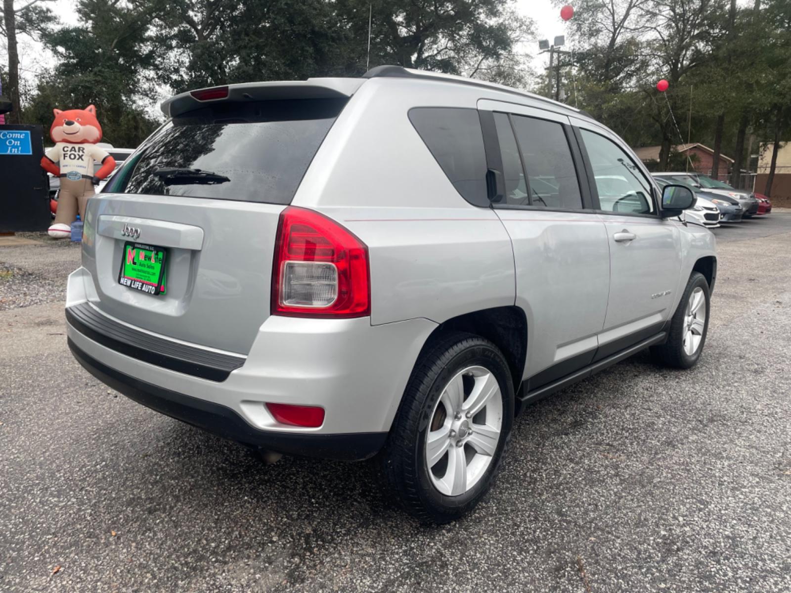 2012 SILVER JEEP COMPASS SPORT (1C4NJCBA8CD) with an 2.0L engine, Continuously Variable transmission, located at 5103 Dorchester Rd., Charleston, SC, 29418-5607, (843) 767-1122, 36.245171, -115.228050 - Photo #6